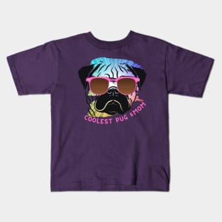 Coolest Pug Mom Kids T-Shirt